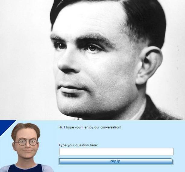Alan Turing y el software que ha pasado su famoso test. / turing.org