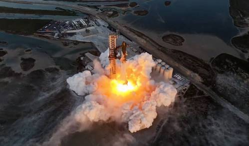 Lanzamiento del segundo vuelo de prueba de Starship