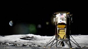 Ilustración del lander o 'aterrizador' lunar de la compañía Intuitive Machines
