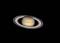 Imagen del planeta Saturno en la que se observan con claridad sus bandas y sus anillos. / Jesús R. Sánchez Luque