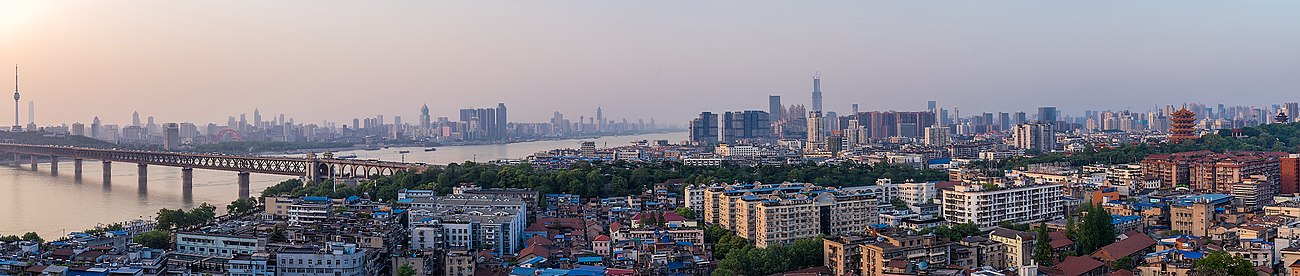 Vista panorámica de Wuhan